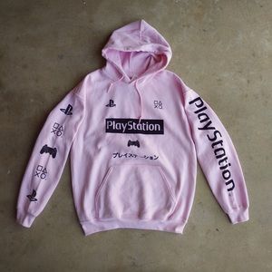 play station | Jackets u0026 Coats | Mens Playstation Pink Hoodie | Poshmark